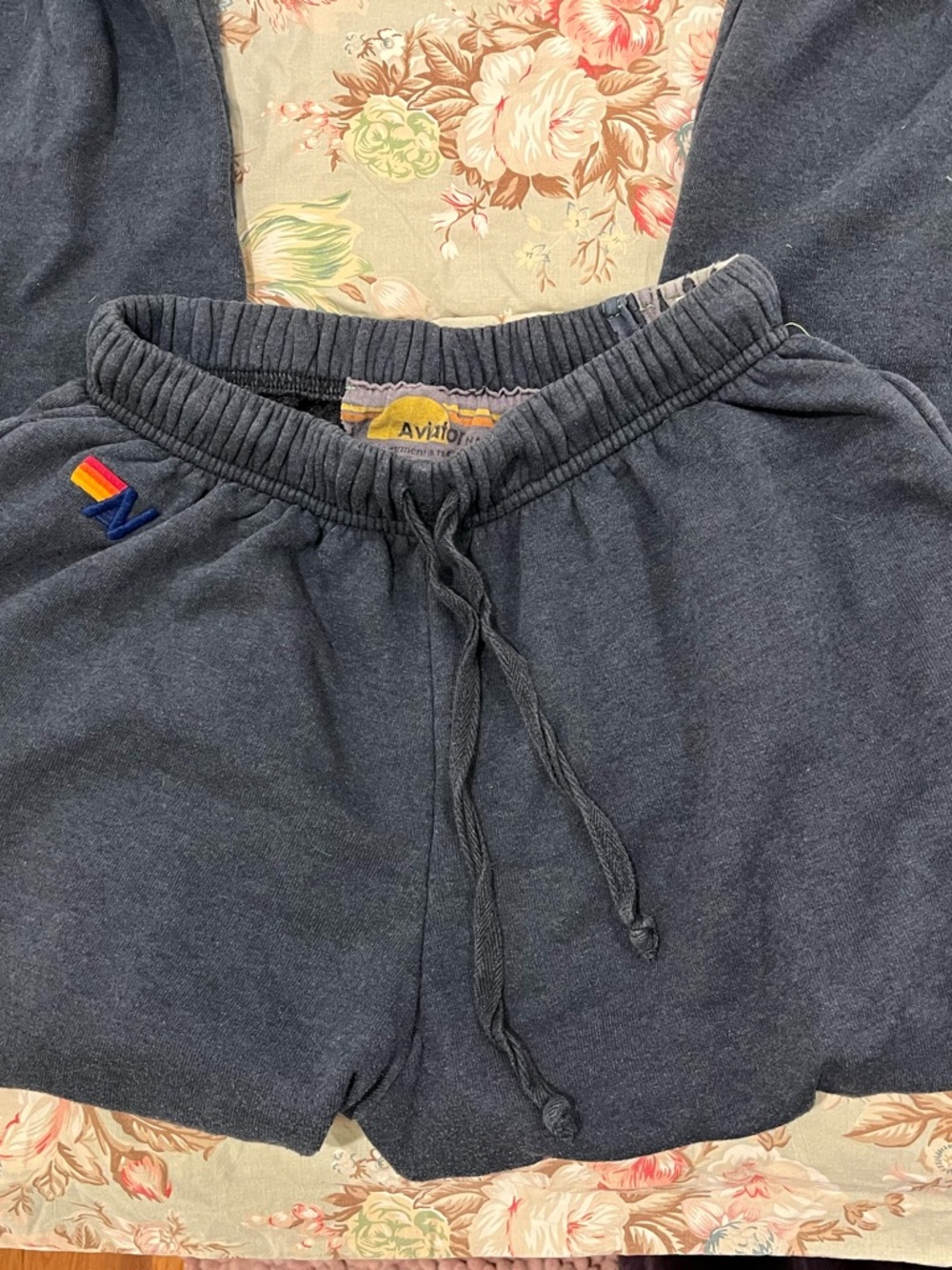 Aviator Nation Grey Drawstring Sweatpants